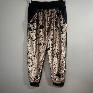 Zumba Wear‎ Jogger Womens Extra Small Sequin Ankle Pullon Pants